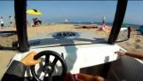 Ходити по пляжу з віддаленого контрольованих автомобіль