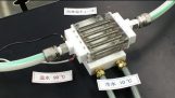 Thermoelectric generating tube stream of hot water