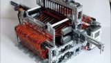 A knitting machine from Lego
