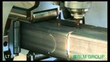 Cutting metal laser tube