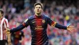 เป้าหมายที่ดีจาก Lionel Messi