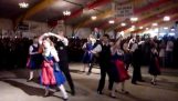 Traditional dance to the beat of "Du Hast"