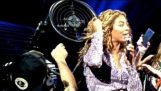 Beyonce vlasy ventilátoru míchání