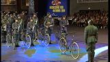 The Dutch army band cycling