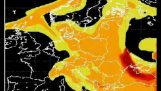 切爾諾貝利放射性雲在歐洲