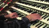 The theme of Star Wars in a pipe organ