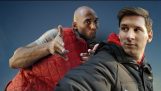 Kobe Bryant ja Lionel Messi valokuvaus kilpailu