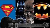इलेक्ट्रिक गिटार पर प्रसिद्ध फिल्म soundtracks
