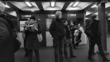 Hoge snelheid camera's in metrostation