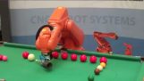 The robot playing billiards