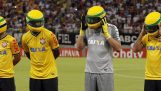 Team from Brazil commemorates the anniversary of the death of Ayrton Senna
