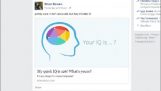 IQ test para idiotas no Facebook