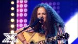 14 yaşındaki şarkıcı, X Factor jüri üyelerinden ayakta alkışlandı