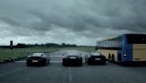 Maserati, Ferrari και Corvette εναντίον… αστικού λεωφορείου