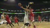 סל מדהים של חיים לוי Papanikolaou ב NBA