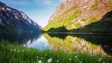 De smukke landskaber i Norge