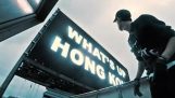 Chakarontas a billboard in Hong Kong