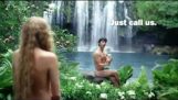Amuzant Adam şi Eva interzis comerciale