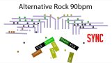 Visualisointi eri musiikkityylien rummuissa