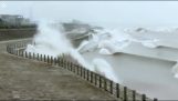 A tidal bore in China