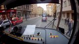 Tram driver helps a child to find his parents