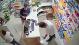 Trying to rob a pharmacy in Brazil