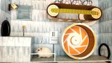 En hamster i videospillet “Portal”