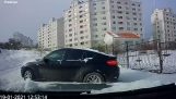 Skating with a BMW X6