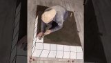 Carreaux de salle de bain avec effet 3D