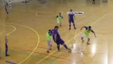 Jucător supradimensionat, dar priceput în futsal