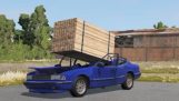 Tyngdekraften til planetene i BeamNG.drive-spillet