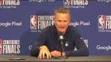 Steve Kerr talks about the tragic school shooting in Uvalde, Texas