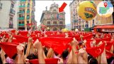 San-Fermin-Fest in Pamplona, Spanien