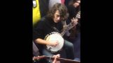 Bir İngiliz Treninde Banjos ile Düello