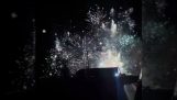 Collision with a truck carrying fireworks