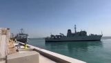 Ciocnirea a două nave ale marinei britanice