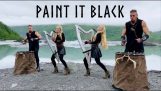 Cover van Paint It Black (Rollende stenen) op harp