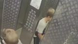 Kid pissing on elevator buttons. What could go wrong?