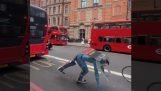 Camouflage-uniform in Londen