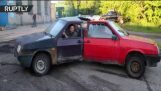 Russisk rastløs Spinner: Spin disse biler og brænde nogle dæk