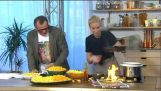Television host celebrates “Cheese Doodle Day” and everything catches fire!