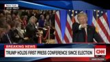 PEOTUS Trump Slams CNN News ca fals în timpul Presser