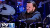Game of Thrones stelle incredibile Drumming di John Bradley