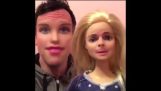 barbie di swap viso