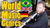 Een muziekgenre voor elk land van de wereld