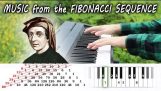 Как звучит последовательность Фибоначчи на фортепиано;