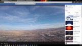 FAA Verletzung. FPV Drohne Pilot auf Kollisionskurs mit der Airline. Beinahezusammenstoß.