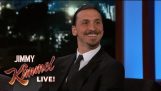 Zlatan Ibrahimovic på Jimmy Kimmel Live-