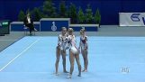 Акробатические гимнастика Worlds 2010 Украина РГ Совмещенный