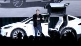 Elon Musk indított Tesla Model X (9.29.15)
